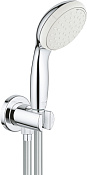 Grohe New Tempesta Душевой гарнитур ( ручной душ 2 режима, выпуск с держателем , шланг 150см ), цвет 26406001