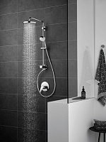 Grohe Tempesta Retro-Fit Душевая стойка: переключатель, штанга, ручной и верхний душ, цвет: хром 26190001