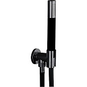 Cisal Shower Душевой гарнитур: ручная лейка, шланг 150 см, вывод, цвет: Night Black DS01881340