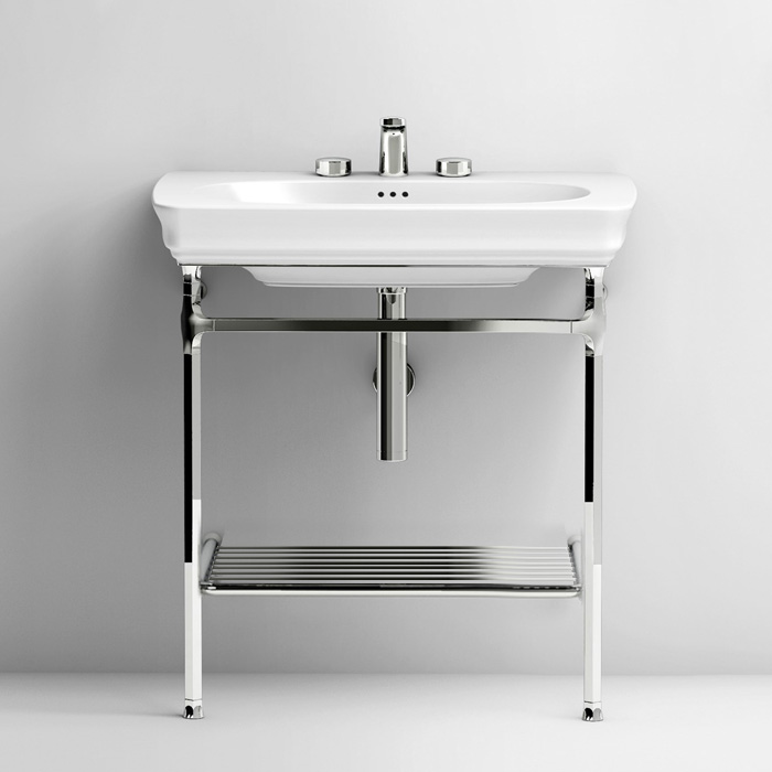 ArtCeram Civitas Консоль напольная металлическая для раковины 55x44x75h см, цвет: chrome CIA002 71