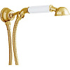 Cisal Arcana Toscana Душевой гарнитур: душевая лейка, шланг 120 см, вывод, цвет: 24k gold TS00304024