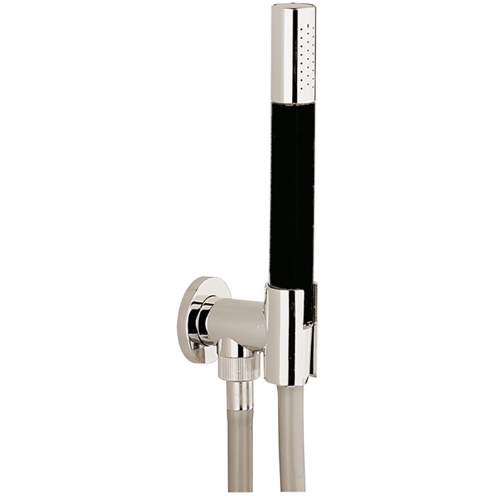 Cisal Shower Душевой гарнитур: душевая лейка, шланг 150 см, вывод, цвет: polished nickel DS0188132B