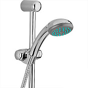 Cisal Shower Душевой гарнитур: ручная лейка, шланг 150 см, штанга 60 см, цвет: Chrome DS01030021