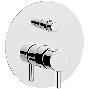 Cisal Less New Смеситель встраиваемый однорычажный для ванны/душа, цвет: Chrome LN00210021