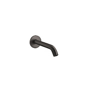 Gessi 316 Flessa Излив настенный 14,7 см, цвет: black metal brushed PVD 54010#707