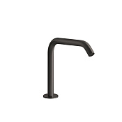 Gessi 316 Flessa Излив отдельностоящий, высота 16 см, цвет: black metal brushed PVD 54091#707