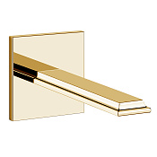 Gessi Eleganza Излив настенный 21,1 см, цвет: gold CCP brushed 46100#087