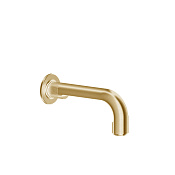 Gessi Inciso Излив настенный 19 см, цвет: gold PVD 58103#246