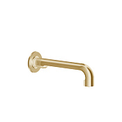 Gessi Inciso Излив настенный 21 см, цвет: gold PVD 58100#246