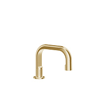 Gessi Inciso Излив отдельностоящий, высота 5,9 см, цвет: gold PVD 58091#246