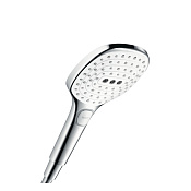 Hansgrohe Raindance Select E Ручной душ 3 вида струи EcoSmart, цвет: хром/белый 26521400