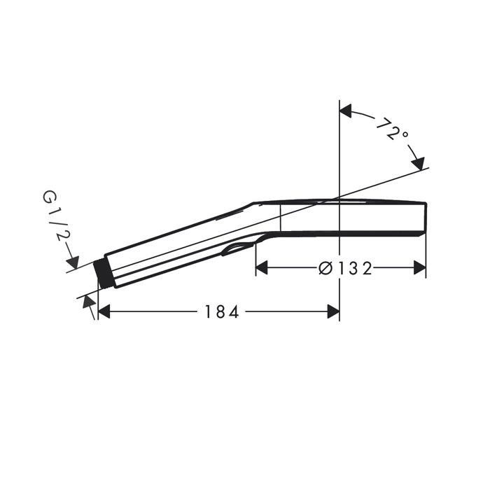 Hansgrohe Rainfinity Ручной душ 3 вида струи EcoSmart, цвет: полированное золото 26865990