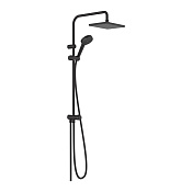 Hansgrohe Vernis Shape Душевая стойка: верхний душ 23x17 см, ручной душ, цвет: матовый черный 26282670