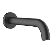 Hansgrohe Vernis Blend Излив настенный для ванны 20,4 см, цвет: матовый черный 71420670