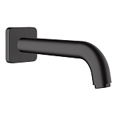 Hansgrohe Vernis Shape Излив настенный для ванны 20,4 см, цвет: матовый черный 71460670