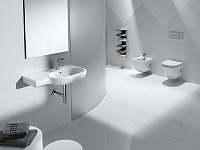 Roca Meridian Крышка-сиденье для унитаза, с микролифтом, крепление хром, цвет: белый глянцевый 8012AC004