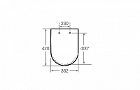 Roca Meridian Крышка-сиденье для унитаза, с микролифтом, крепление хром, цвет: белый глянцевый 8012AC004