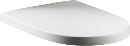 Roca Meridian Крышка-сиденье для унитаза, с микролифтом, крепление хром, цвет: белый глянцевый 8012A2004