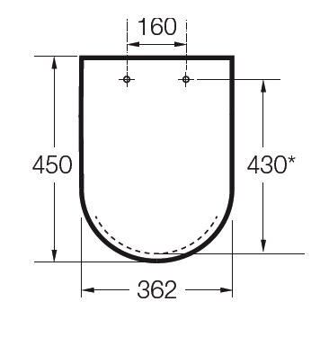 Roca Meridian Крышка-сиденье для унитаза, с микролифтом, крепление хром, цвет: белый глянцевый 8012A2004