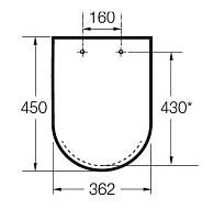 Roca Meridian Крышка-сиденье для унитаза, с микролифтом, крепление хром, цвет: белый глянцевый 8012A2004