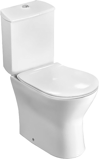 Roca Leon Бачок для унитаза с механизмом двойного смыва, цвет: белый глянцевый 341649000