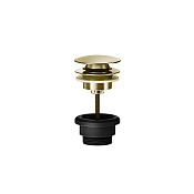 Gessi 316 Total Look Донный клапан нажимной Stop&Go, цвет: Brushed Brass PVD 54599#727