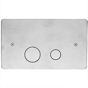 Cisal Клавиша двойного смыва для бачка Geberit, цвет: Inox ZA001760D1