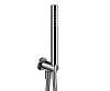 Fantini Acquadolce Душевой гарнитур: ручная лейка FIT, шланг 150 см, цвет: матовая натуральная сталь 86 93 8052