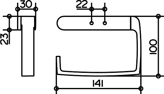Keuco Elegance New Держатель туалетной бумаги, цвет: хром 11662 010000