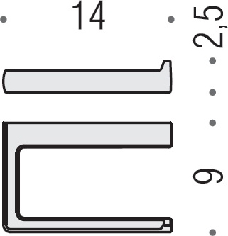Colombo Design Lulu Держатель туалетной бумаги подвесной, открытый, цвет: chrome B6208.CR