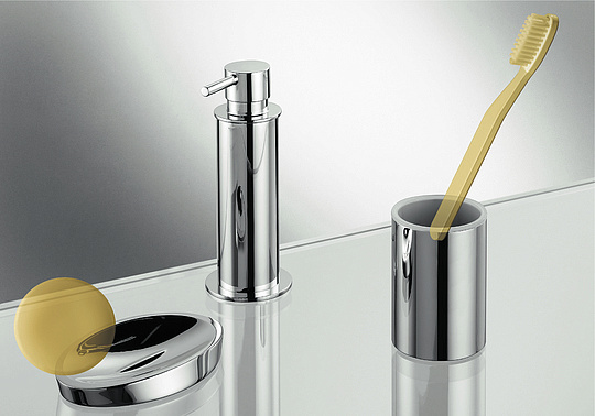 Colombo Design Plus Дозатор для жидкого мыла настольный, металл, цвет: chrome W4980.CR