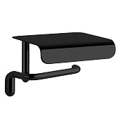 Gessi Goccia Держатель для туалетной бумаги с крышкой, цвет: black xl 38049#099