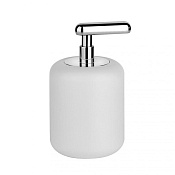 Gessi Goccia Дозатор для жидкого мыла настольный, с белой колбой, цвет: chrome 38037#031