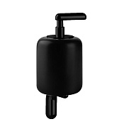 Gessi Goccia Дозатор для жидкого мыла подвесной, с черной колбой, цвет: black xl 38014#099