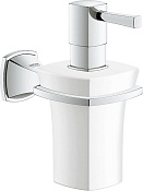 Grohe Grandera Дозатор для жидкого мыла подвесной, цвет хром/керамика 40627000