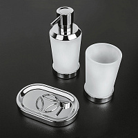 Colombo Design Road Дозатор для жидкого мыла настольный, стеклянная колба, цвет: chrome B9339.CR-VAN