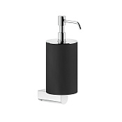 Gessi Rilievo Дозатор для жидкого мыла настенный, с черной колбой, цвет: matte black 59514#299