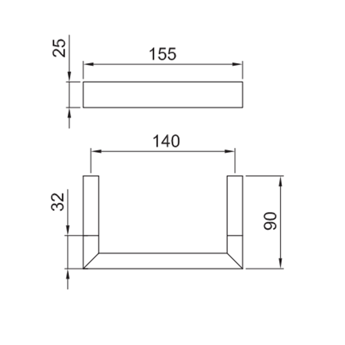 Fantini Linea Держатель туалетной бумаги, цвет хром 92 02 7709