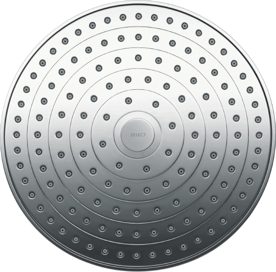 Hansgrohe Raindance Select S Верхний душ 24 см, 2 вида струи, кронштейн настенный 39 см, цвет: хром 26466000