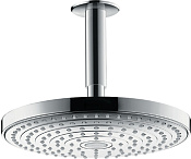 Hansgrohe Raindance Select S Верхний душ 24 см, 2 вида струи, кронштейн потолочный 10 см, цвет: хром 26467000