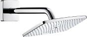 Hansgrohe Raindance E Верхний душ 25x15 см, 1 вид струи, кронштейн настенный 24 см, цвет: хром 27370000