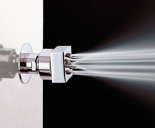 Bossini Cubic-Gom Душевая форсунка настенная d4,5x5,4 см, цвет: chrome I00135.030