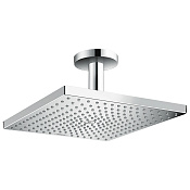 Hansgrohe Raindance E Верхний душ 30 см EcoSmart, 1 режим, кронштейн потолочный 16 см, цвет: хром 26251000