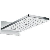 Hansgrohe Rainmaker Select Верхний душ встраиваемый на стену 26x59см EcoSmart 3jet, цвет: хром/белый 24011400