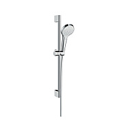 Hansgrohe Croma Select S Душевой гарнитур: лейка 1 режим,штанга 67 см,шланг 160 см, цвет: белый/хром 26564400