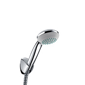 Hansgrohe Crometta Душевой гарнитур: лейка 2 режима Vario, держатель, шланг 125 см, цвет: хром 27558000