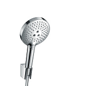 Hansgrohe Raindance Select S Душевой гарнитур: лейка 3 режима, держатель, шланг 125 см, цвет: хром 26701000