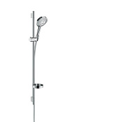 Hansgrohe Raindance Select S Душевой гарнитур: лейка 3 режима,штанга 101 см,шланг 160 см, цвет: хром 27667000