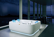 Jacuzzi Aquasoul Extra AQU Ванна, 190x150xh60 см, цвет белый/хром AQU-7006-0448