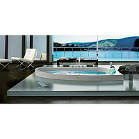 Jacuzzi Aquasoul Offset Aquasystem Ванна 150x100xh57 см, DX, без отв. под смес. AQU-3006-2400 Dx